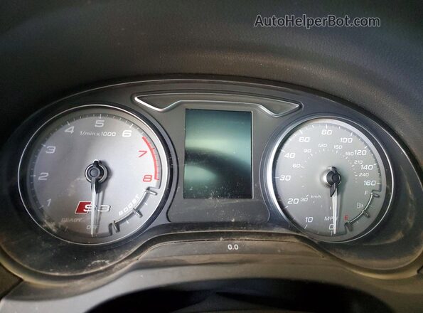 WAUB1GFF3G1062164 2016 AUDI S3 Gray Instrument cluster view