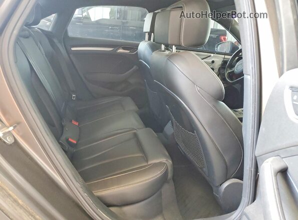 WAUB1GFF3G1062164 2016 AUDI S3 Gray Rear seats view