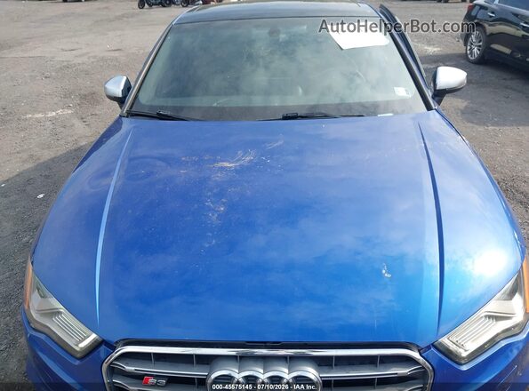WAUB1GFF4G1058169 2016 AUDI S3 Blue Front view