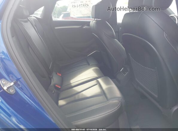 WAUB1GFF4G1058169 2016 AUDI S3 Blue VIN sticker view