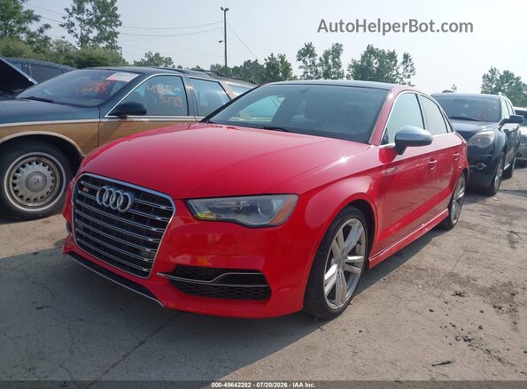 WAUB1GFF5G1056172 2016 AUDI S3 Red Front left