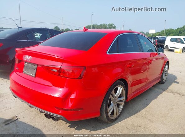 WAUB1GFF5G1056172 2016 AUDI S3 Red Rear right