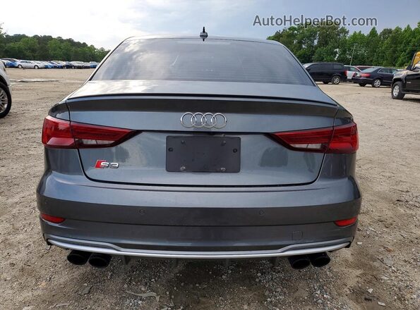WAUB1GFF7H1014765 2017 AUDI S3 Gray უკანა ხედი