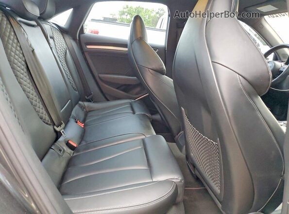 WAUB1GFF7H1014765 2017 AUDI S3 Gray უკანა სავარძლების ხედი