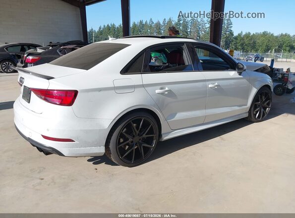 WAUB1GFF8J1045979 2018 AUDI S3 White უკანა მარჯვენა