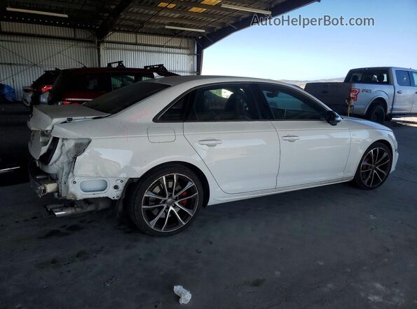 WAUB4AF42JA015458 2018 AUDI S4 White Задня права чверть