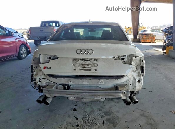 WAUB4AF42JA015458 2018 AUDI S4 White Вид ззаду
