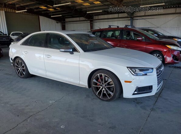 WAUB4AF42JA015458 2018 AUDI S4 White Передня права чверть