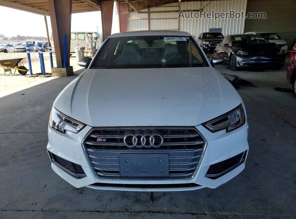 WAUB4AF42JA015458 2018 AUDI S4 White Вид спереду