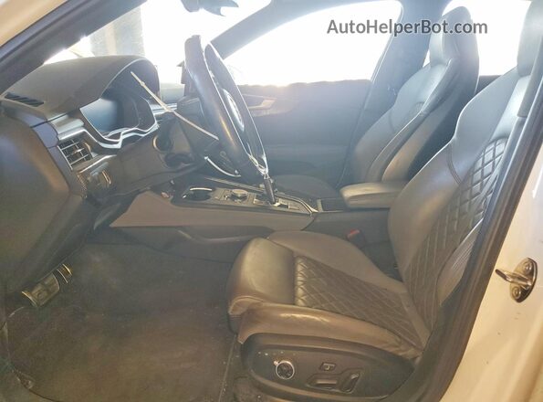 WAUB4AF42JA015458 2018 AUDI S4 White Вид салону спереду
