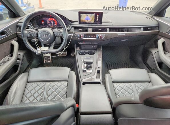 WAUB4AF43KA015647 2019 AUDI S4 Gray Vista del salpicadero