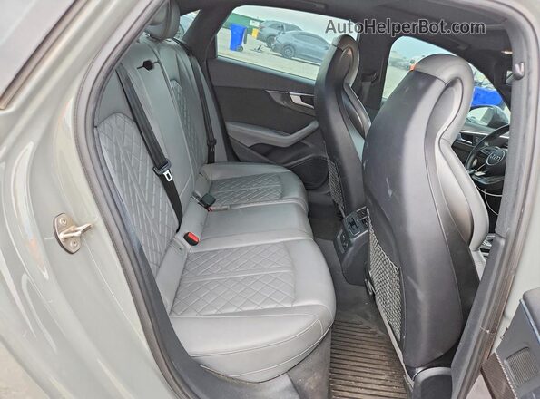 WAUB4AF43KA015647 2019 AUDI S4 Gray Vista de los asientos traseros