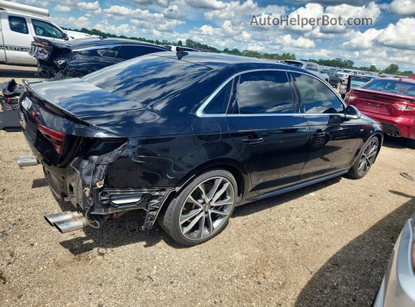 WAUB4AF46JA191316 2018 AUDI S4 Black Tył prawy