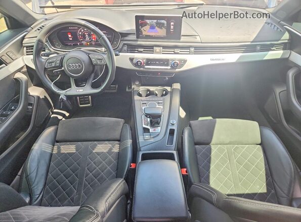 WAUB4AF46JA191316 2018 AUDI S4 Black Widok deski rozdzielczej