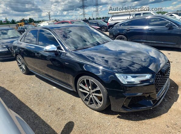 WAUB4AF46JA191316 2018 AUDI S4 Black Przód prawy