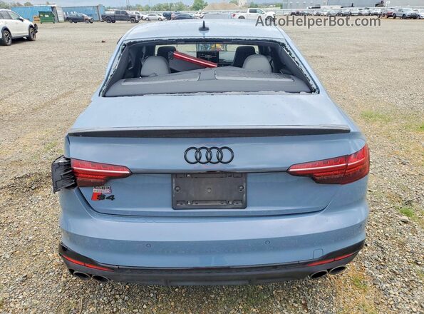 WAUB4AF46NA036271 2022 AUDI S4 Gray უკანა ხედი