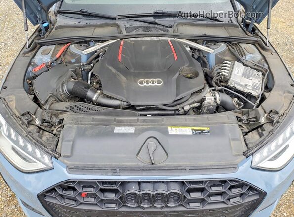 WAUB4AF46NA036271 2022 AUDI S4 Gray უკანა სალონის ხედი