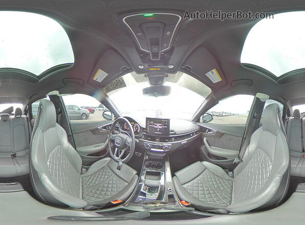 WAUB4AF46NA036271 2022 AUDI S4 Gray VIN კოდის სტიკერის ხედი