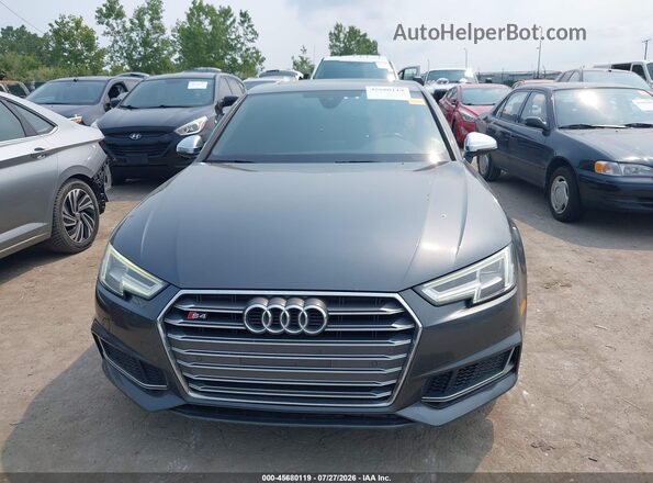 WAUB4AF47JA002530 2018 AUDI S4 Gray Instrument cluster view
