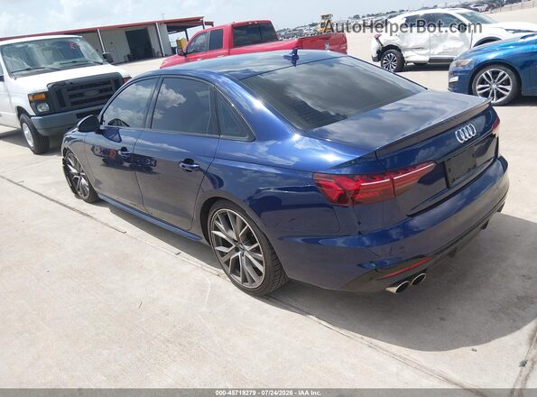 WAUB4AF47LA063136 2020 AUDI S4 Blue Rear left