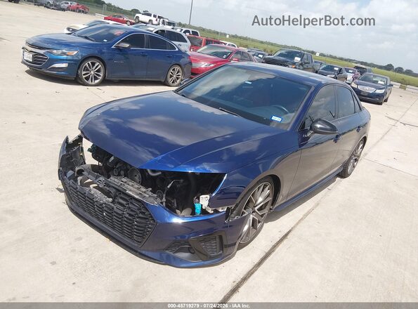WAUB4AF47LA063136 2020 AUDI S4 Blue Front left