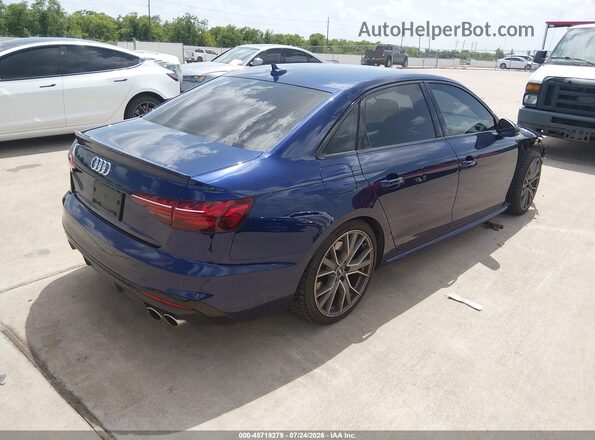 WAUB4AF47LA063136 2020 AUDI S4 Blue Rear right