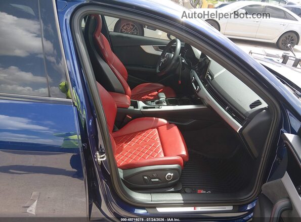 WAUB4AF47LA063136 2020 AUDI S4 Blue Front interior view