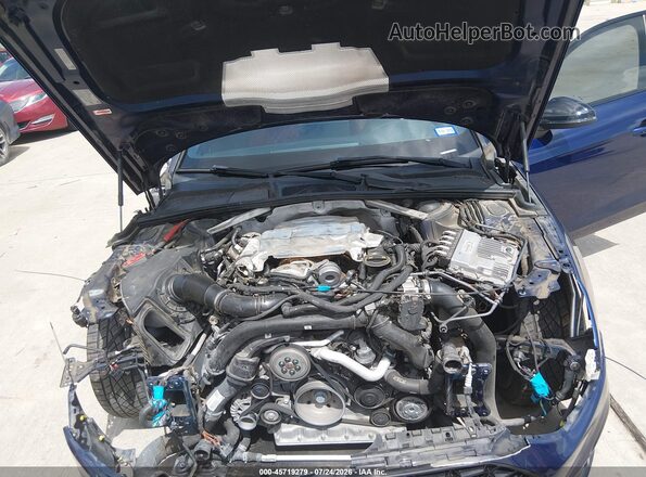 WAUB4AF47LA063136 2020 AUDI S4 Blue Rear view