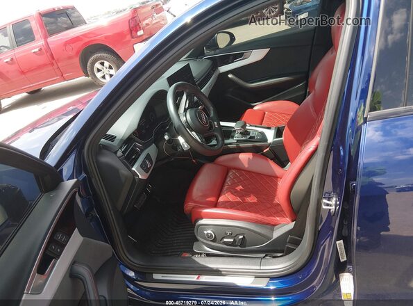WAUB4AF47LA063136 2020 AUDI S4 Blue VIN sticker view