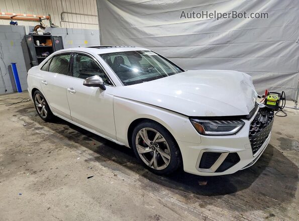 WAUB4AF47NA035923 2022 AUDI S4 White წინა მარჯვენა
