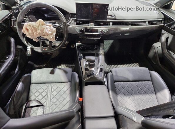 WAUB4AF47NA035923 2022 AUDI S4 White წინა პანელის ხედი