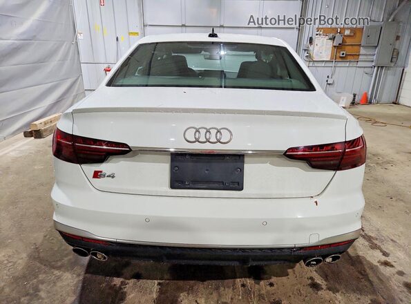 WAUB4AF47NA035923 2022 AUDI S4 White უკანა ხედი