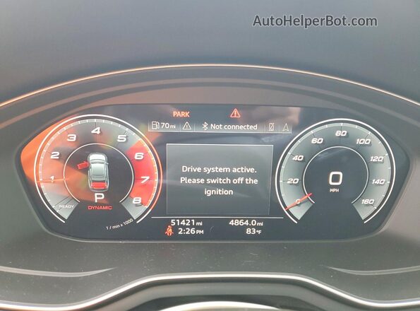 WAUB4AF47PA074238 2023 AUDI S4 Green ხელსაწყოთა პანელის ხედი