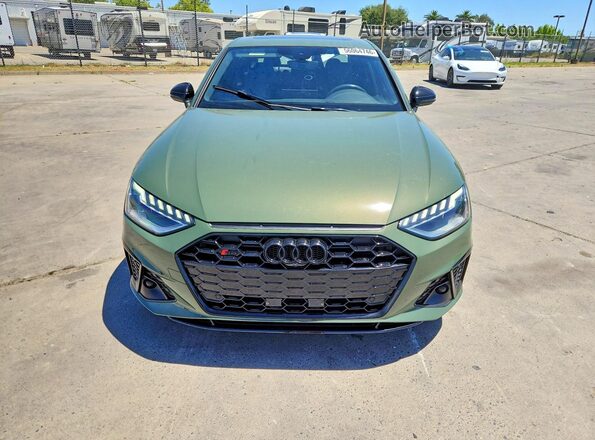 WAUB4AF47PA074238 2023 AUDI S4 Green წინა ხედი