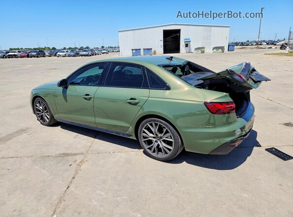 WAUB4AF47PA074238 2023 AUDI S4 Green უკანა მარცხენა