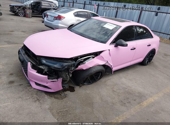 WAUB4AF49JA013304 2018 AUDI S4 Pink Передня ліва чверть