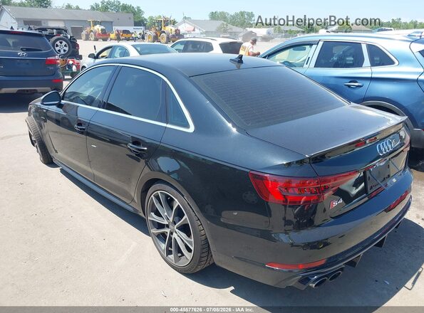 WAUB4AF49JA128436 2018 AUDI S4 Black უკანა მარცხენა