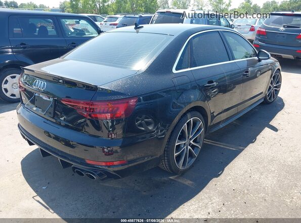 WAUB4AF49JA128436 2018 AUDI S4 Black უკანა მარჯვენა