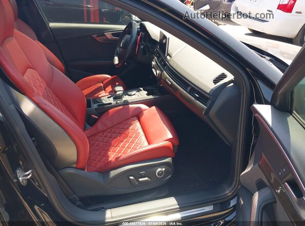 WAUB4AF49JA128436 2018 AUDI S4 Black წინა სალონის ხედი