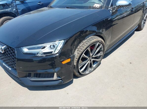 WAUB4AF49JA128436 2018 AUDI S4 Black წინა ხედი