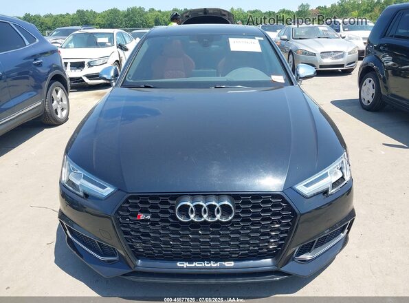 WAUB4AF49JA128436 2018 AUDI S4 Black ხელსაწყოთა პანელის ხედი
