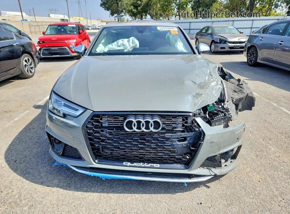 WAUB4AF49KA035238 2019 AUDI S4 Серый Вид спереди