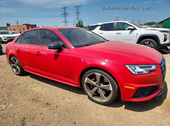 WAUB4AF49KA068854 2019 AUDI S4 Красный Передняя правая четверть
