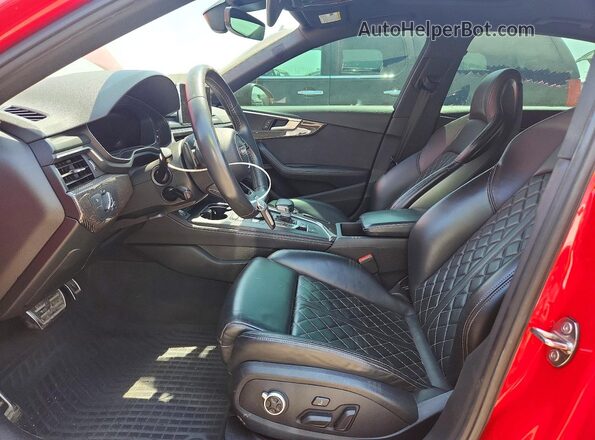 WAUB4AF49KA068854 2019 AUDI S4 Красный Вид салона спереди