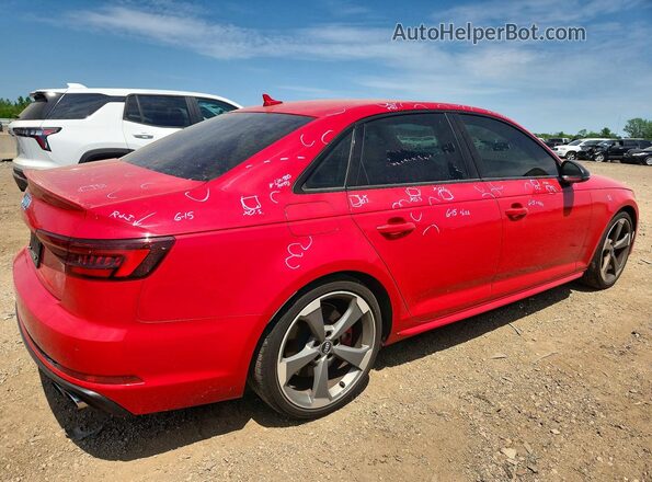 WAUB4AF49KA068854 2019 AUDI S4 Красный Задняя правая четверть