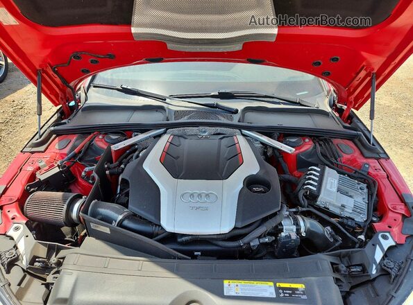 WAUB4AF49KA068854 2019 AUDI S4 Красный Вид задней части салона
