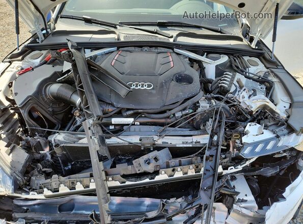 WAUB4AF49RA047075 2024 AUDI S4 White უკანა სალონის ხედი