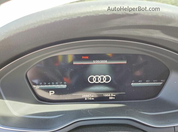WAUB4AF49RA047075 2024 AUDI S4 White ხელსაწყოთა პანელის ხედი