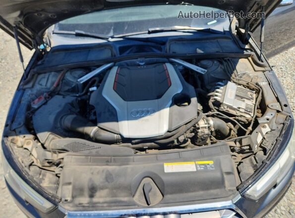 WAUB4AF4XJA002487 2018 AUDI S4 Gray უკანა სალონის ხედი