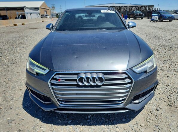 WAUB4AF4XJA002487 2018 AUDI S4 Gray წინა ხედი